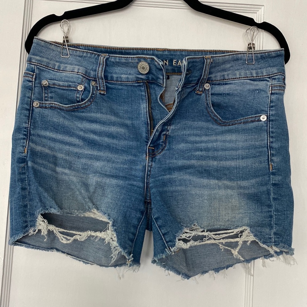 AE midi denim shorts
